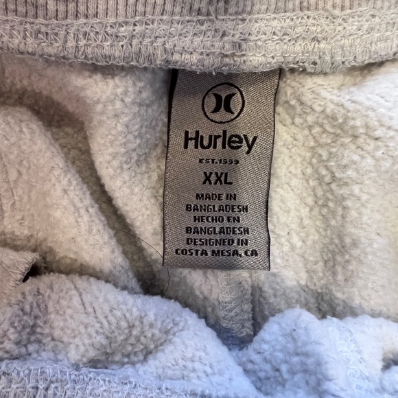 Hurley Heather Gray Men's Joggers - Picture 3 of 4